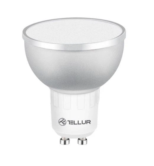 Tellur WiFi LED Smart Bulb GU10, 5W, baltas/warm/RGB, dimmer