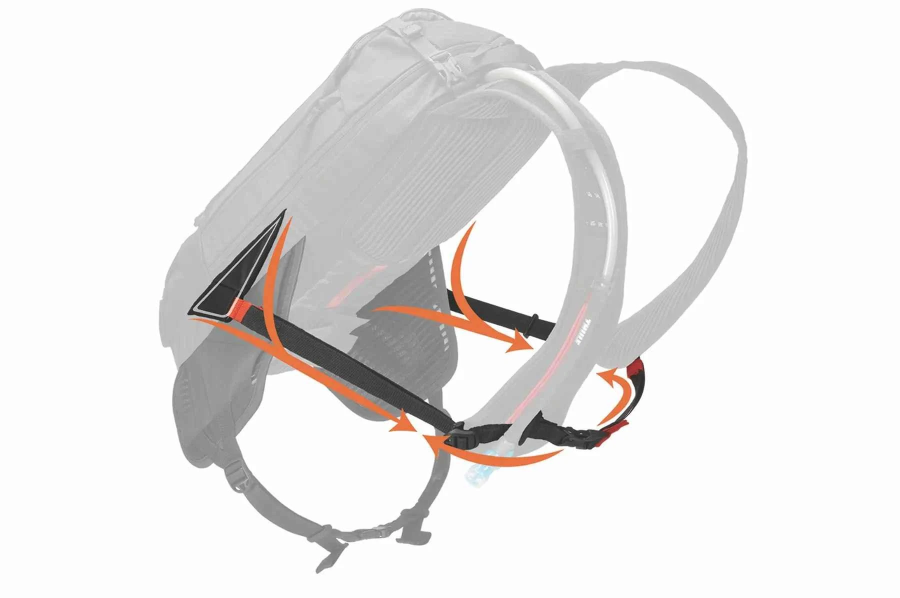 Dviračių hidratacijos kuprinė Thule Rail 8 l, su 2,5 l rezervuaru