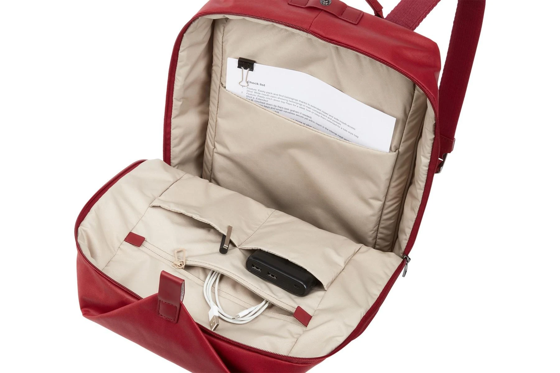 Thule | Tinka iki " | Backpack 15L | SPAB-113 Spira | Backpack for laptop | Rio Raudona | "