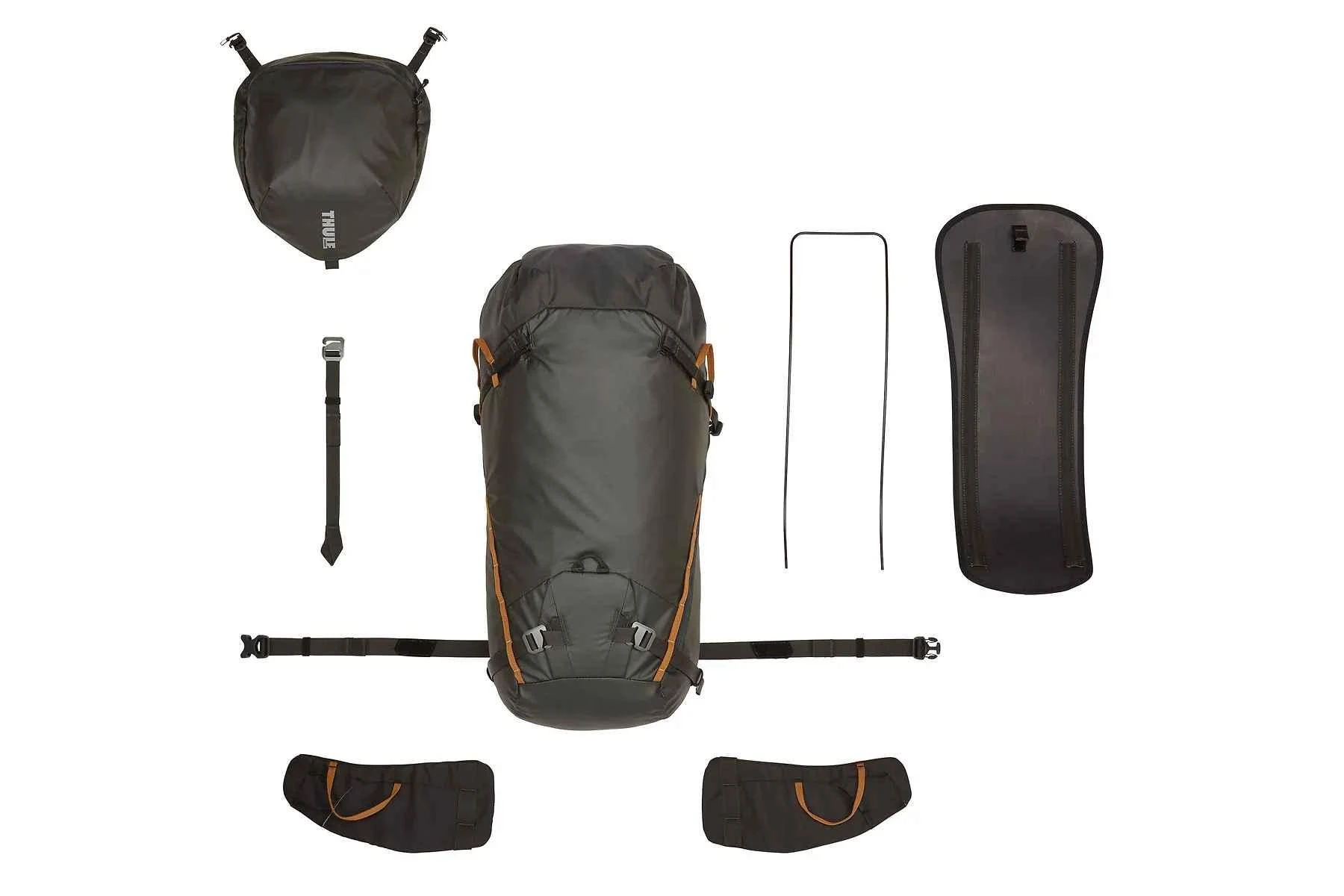 Thule Tulė | Maišykite Alpine, 40L | Pėsčiųjų kuprinės | Obsidianas | Pečių dirželis