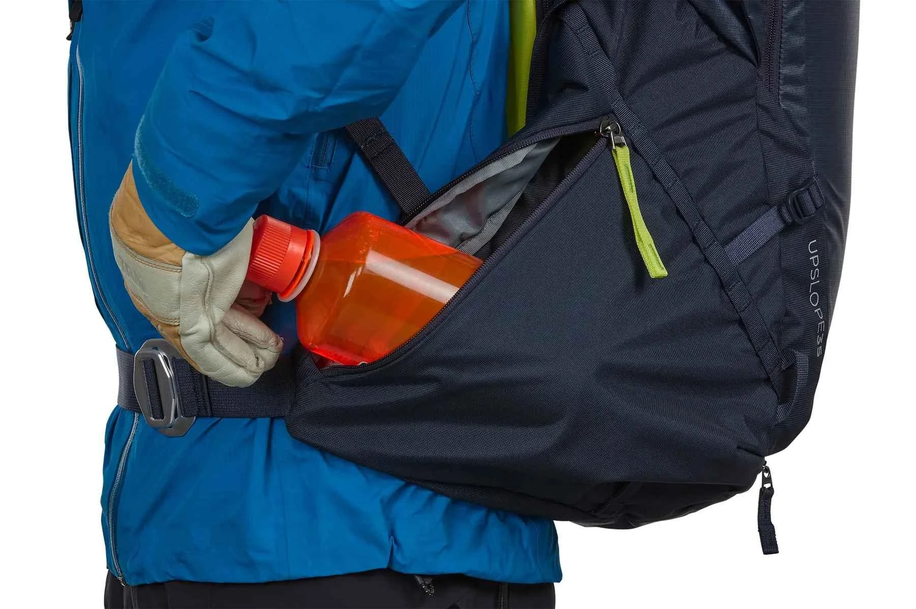 Thule 3610 „Upslope“ 35 l talpos slidinėjimo ir snieglenčių kuprinė su išimama oro pagalve 3.0, „Lime Punch“