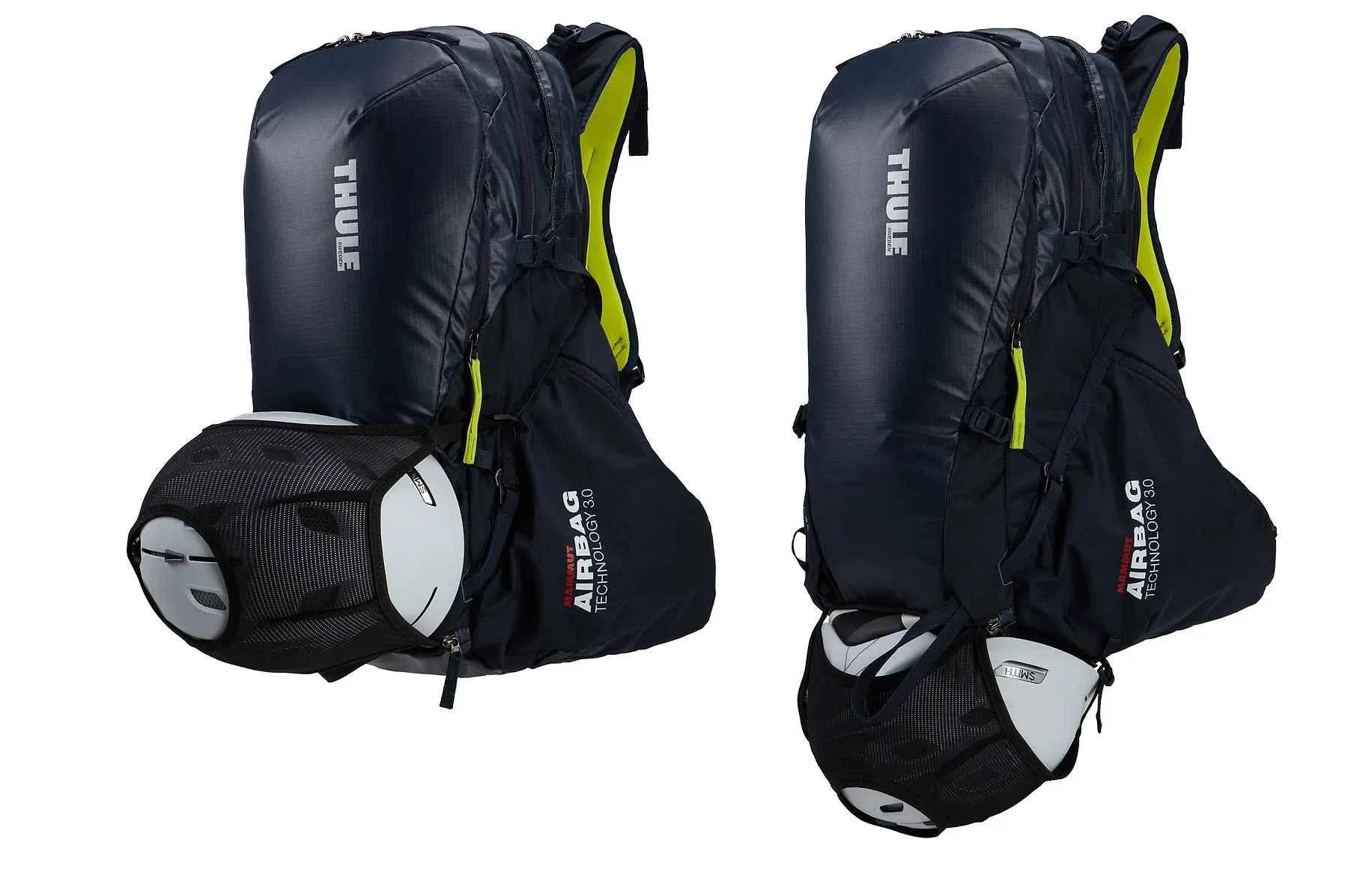 Thule 3610 „Upslope“ 35 l talpos slidinėjimo ir snieglenčių kuprinė su išimama oro pagalve 3.0, „Lime Punch“