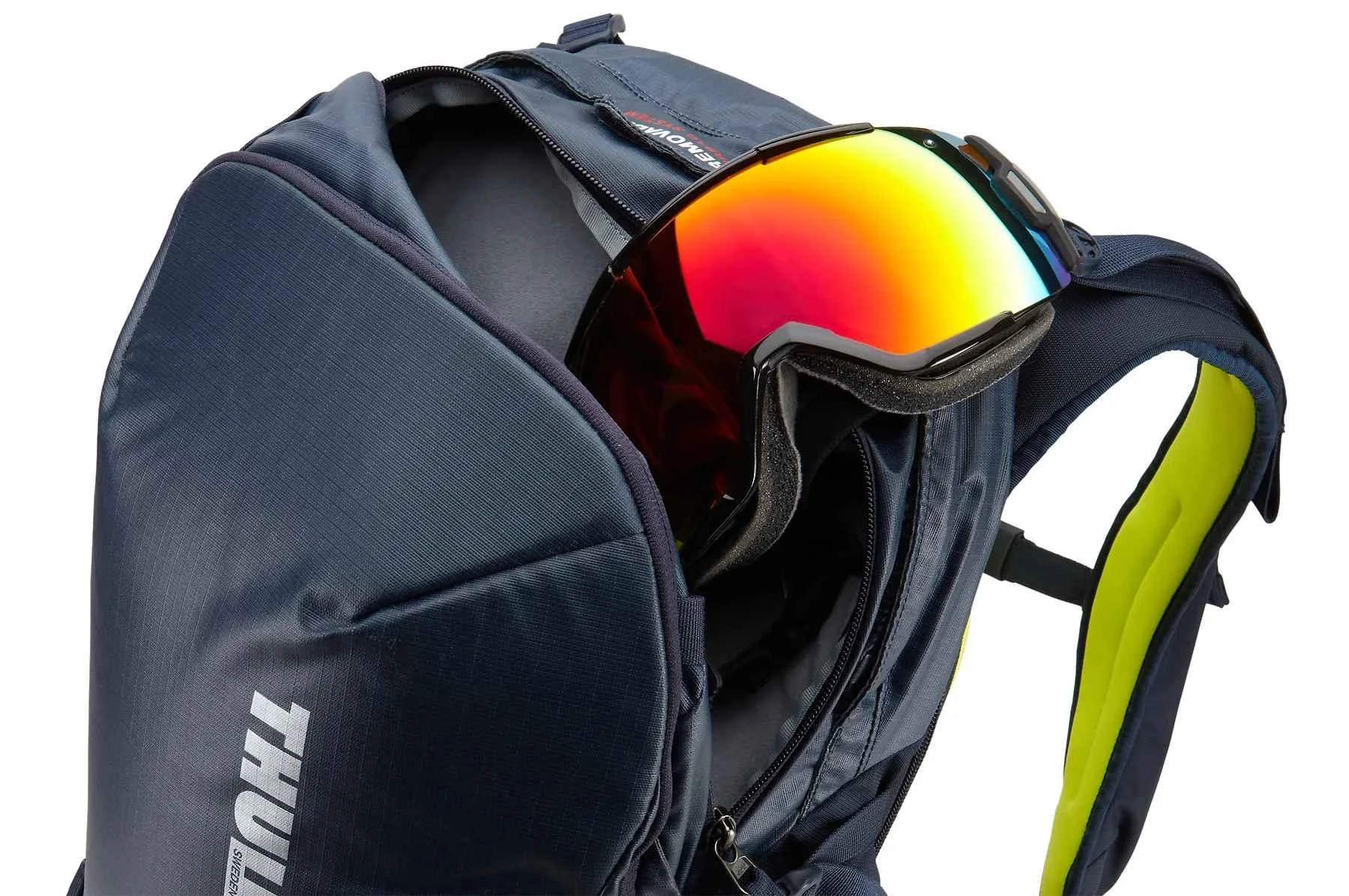 Thule 3610 „Upslope“ 35 l talpos slidinėjimo ir snieglenčių kuprinė su išimama oro pagalve 3.0, „Lime Punch“