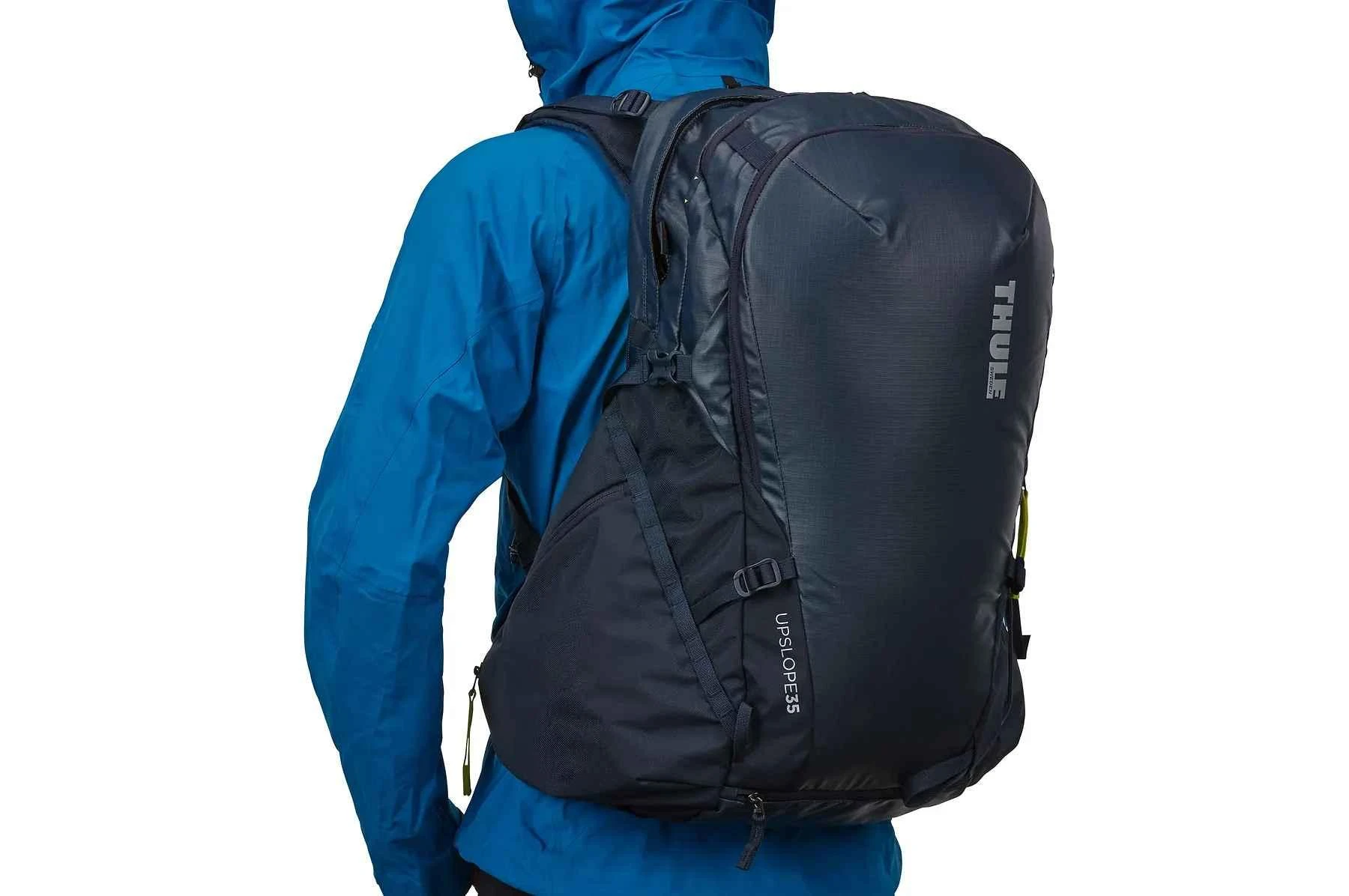 Thule 3610 „Upslope“ 35 l talpos slidinėjimo ir snieglenčių kuprinė su išimama oro pagalve 3.0, „Lime Punch“