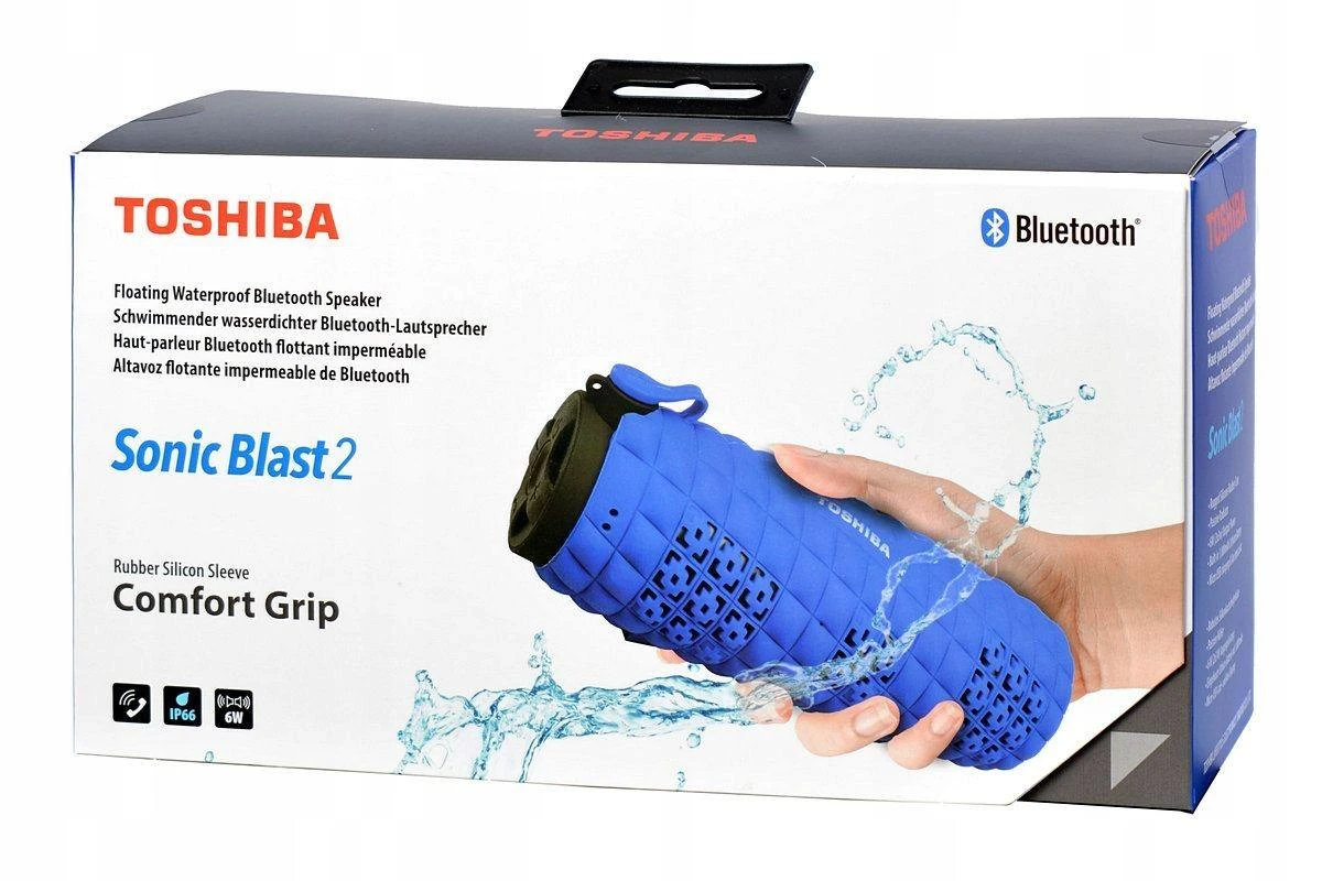 Mėlyna Toshiba Sonic Blast 2 TY-WSP80 Bluetooth kolonėlė