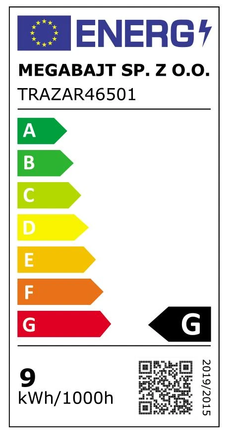 TRACER E27 10W/60W šilta baltas dviguba led lemputė