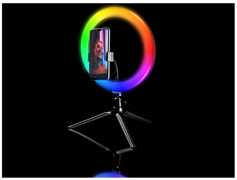 TRACER RING 26cm RGB mini tripod ring lamp