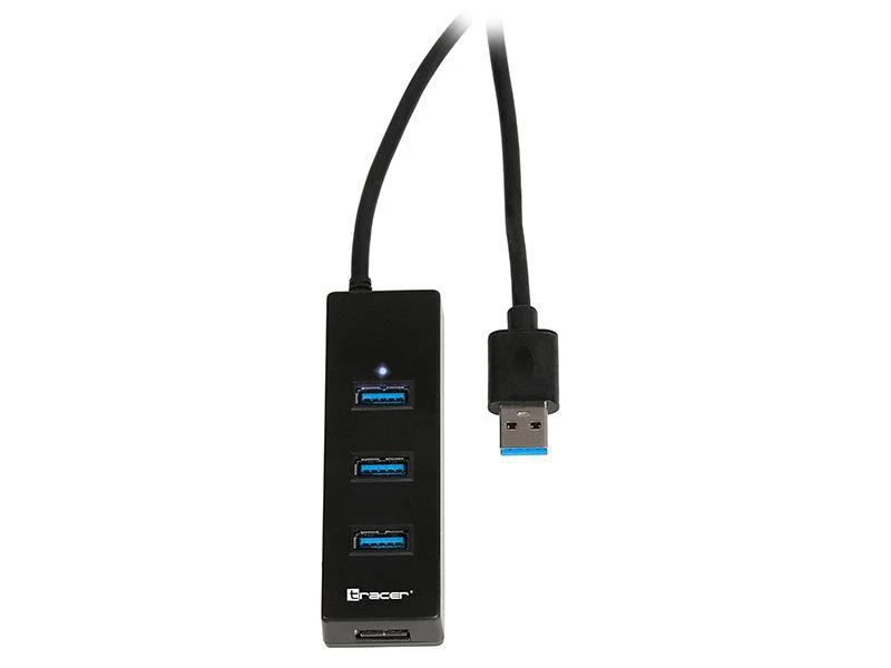 TRACER USB 3.0. 4 prievadų šakotuvas. 1x3,0 3x2,0 ALU