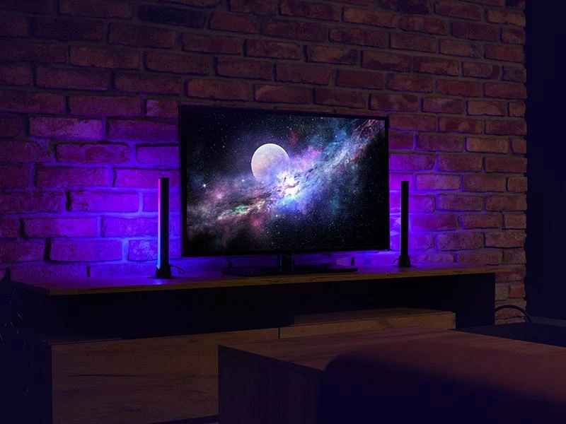 Sieninis šviestuvas TRACER Smart Desk RGB Tuya App lempų rinkinys