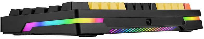 Klaviatūra žaidimams Tracer GameZone Evo1 Hot Swap TNT Linear Switches belaidė mechaninė su pašvietimu geltona