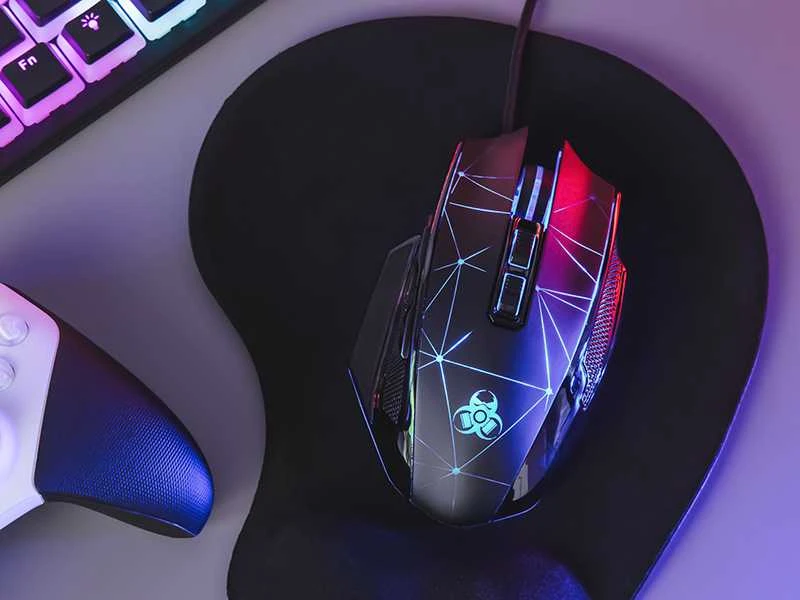 Pelė Myszka žaidimams Tracer GameZone SPACE su laidu 7200 dpi optinė juoda