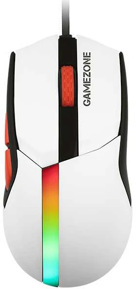 Pelė Myszka žaidimams Tracer GameZone Cool su laidu 12000 dpi optinė balta