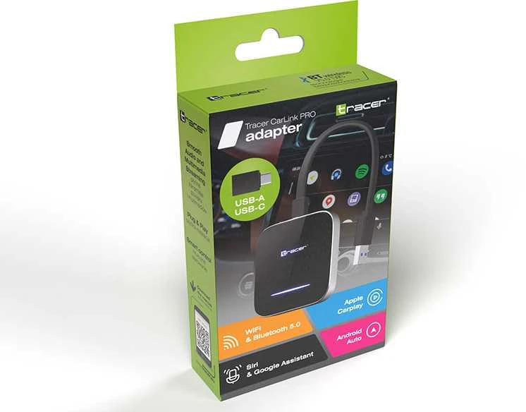 Automagnetola „Carplay“, „Android Auto“, „Tracer“, „CarLink PRO“ adapteriai