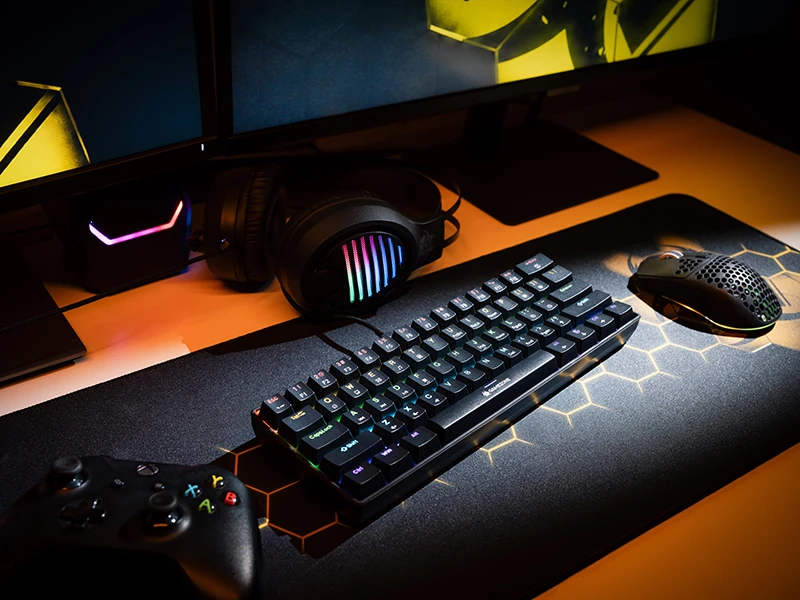 Klaviatūra žaidimams Tracer GameZone Claws 61 su laidu mechaninė su pašvietimu juoda