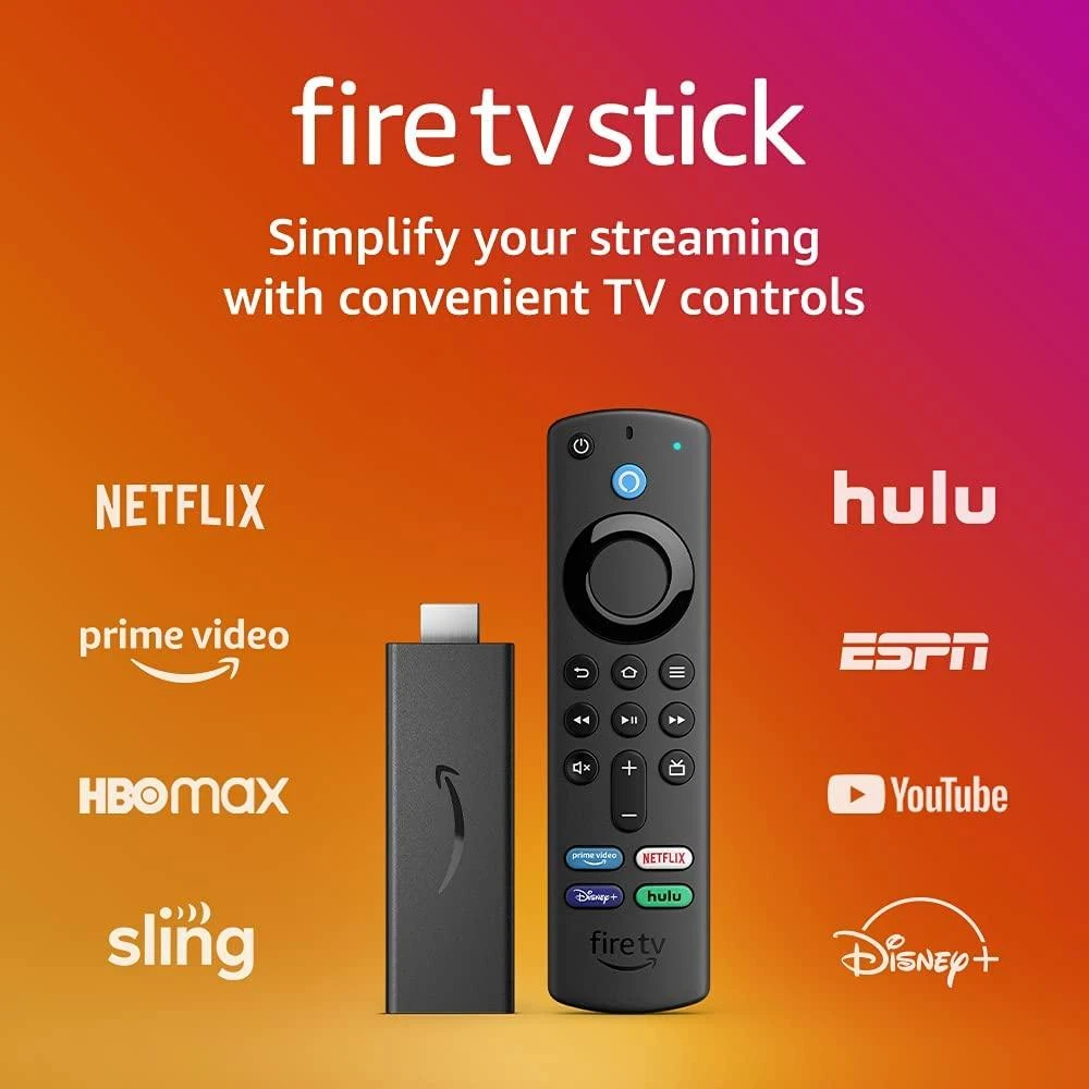 Vaizdo grotuvas „Amazon Fire TV Stick Alexa 2021“.