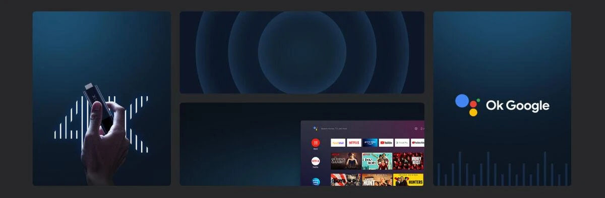 TV priedėlis Xiaomi TV Stick 4K su Android TV