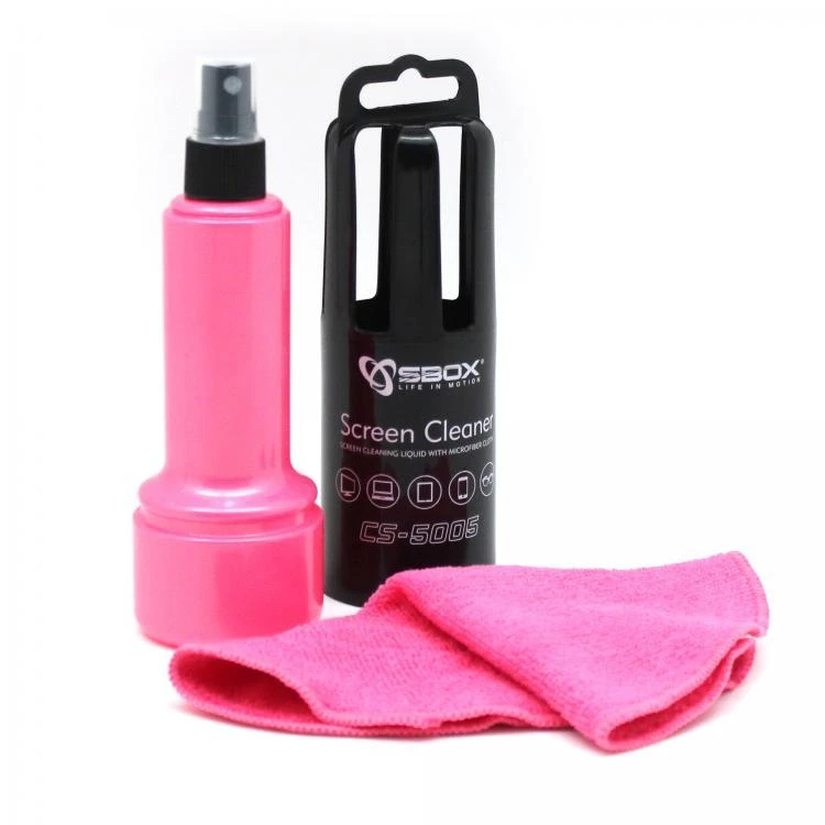 Sbox Technology Sbox CS-5005P ekrano valiklis 150ml Rožinė