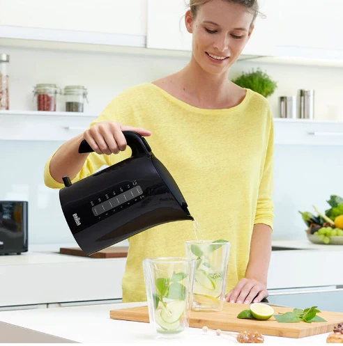 Braun PurEase WK 3100 BK elektrinis virdulys 1,7 L Juoda 2200 W