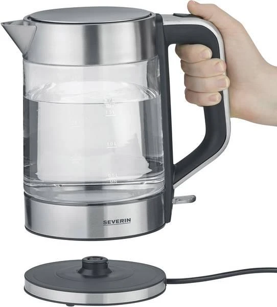 Severin Stiklinis elektrinis virdulys WK 3420, 1,7 L, 2200 W aprašymas - Prekės nuotrauka