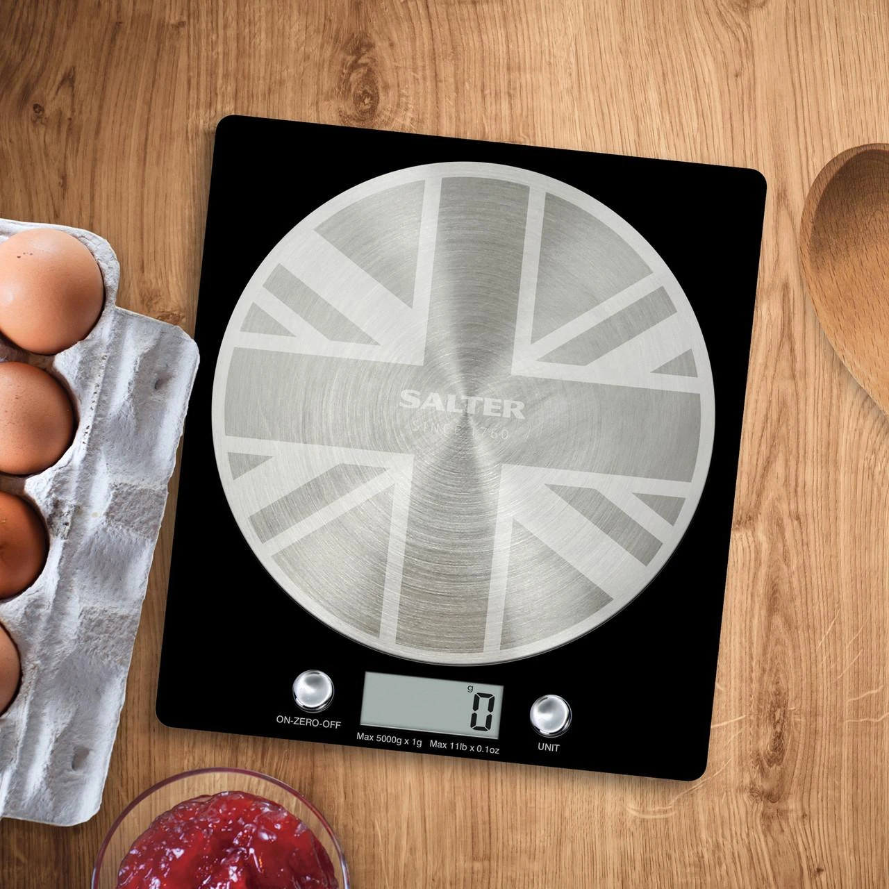 Virtuvinės svarstyklės Salter 1036 UJBKDR Great British Disc Digital Kitchen Scale