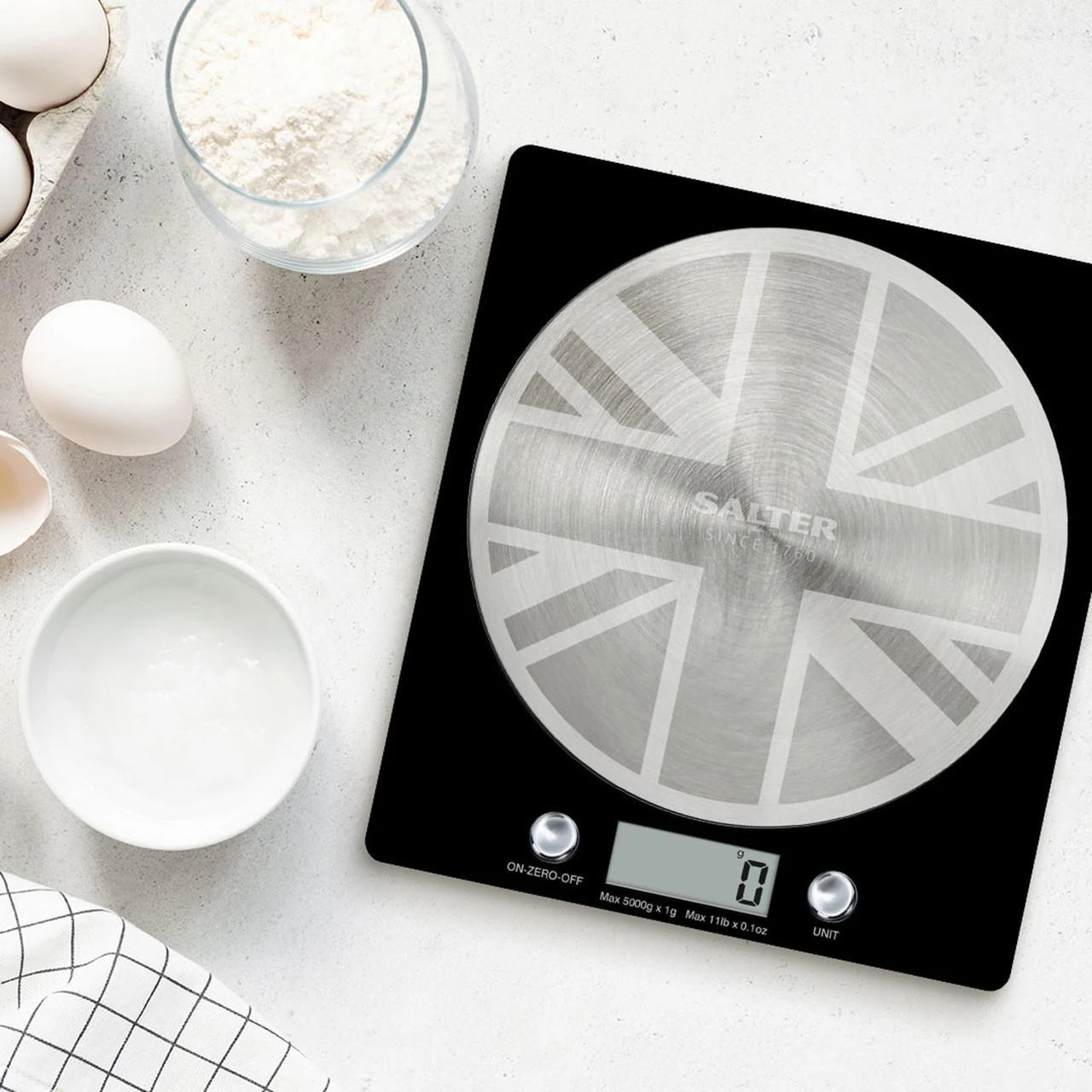Virtuvinės svarstyklės Salter 1036 UJBKDR Great British Disc Digital Kitchen Scale