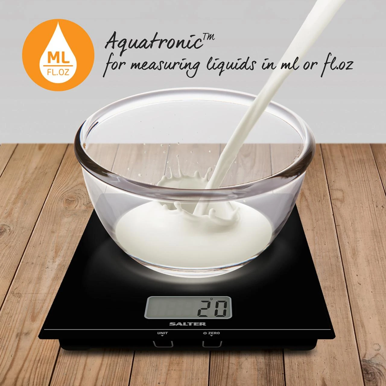 Virtuvinės svarstyklės Salter 1172 BKDRCEU16 Large Platform Digital Kitchen Scale