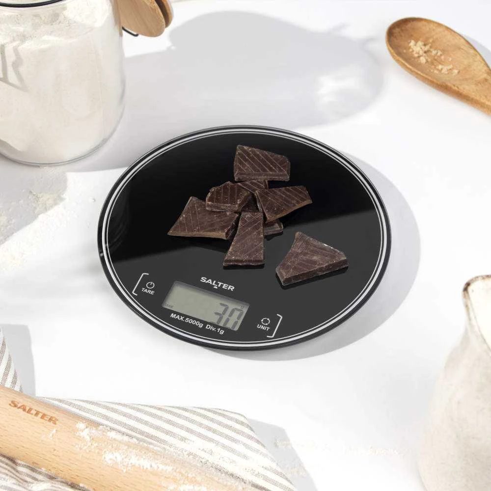 Virtuvinės svarstyklės Salter SA00595BCFEU12 Round Kitchen Scale