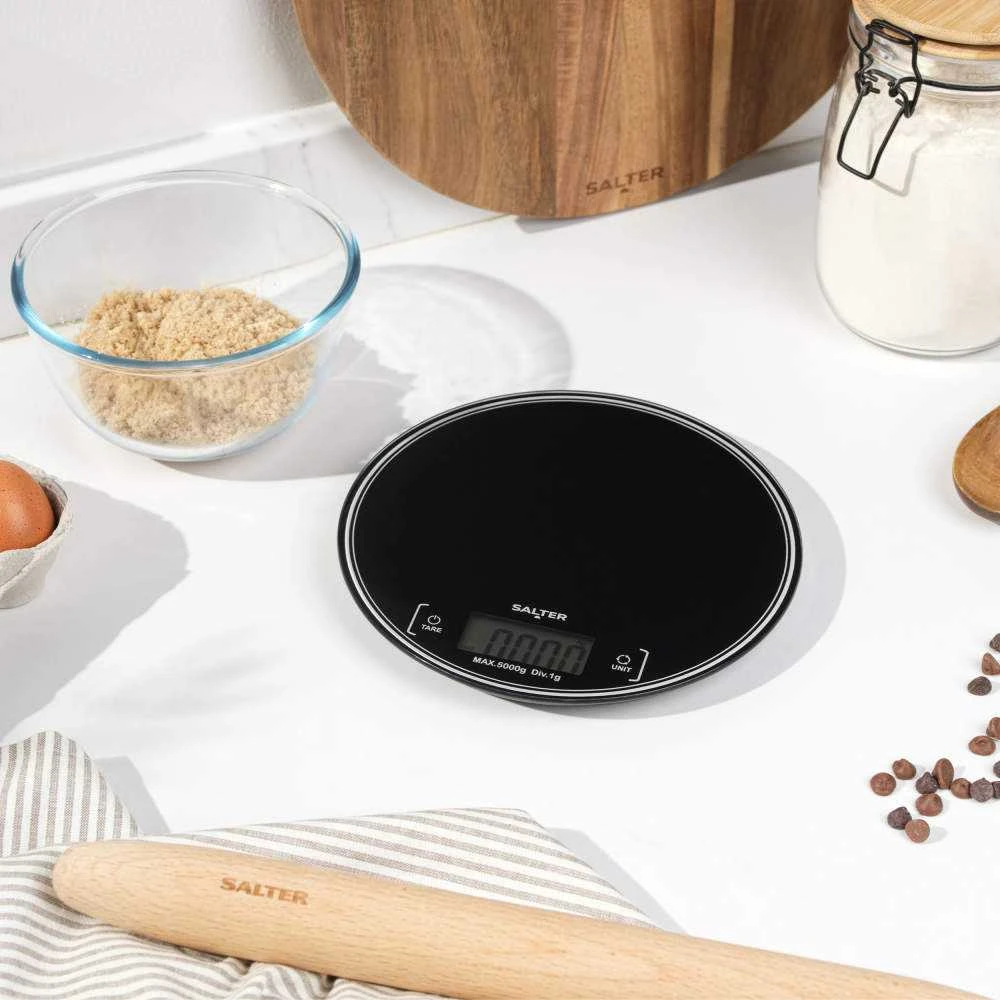 Virtuvinės svarstyklės Salter SA00595BCFEU12 Round Kitchen Scale