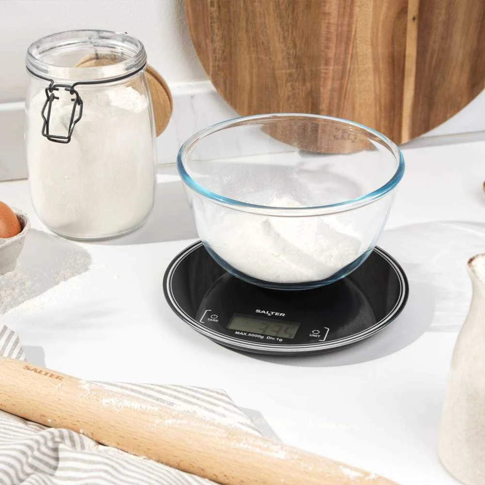 Virtuvinės svarstyklės Salter SA00595BCFEU12 Round Kitchen Scale