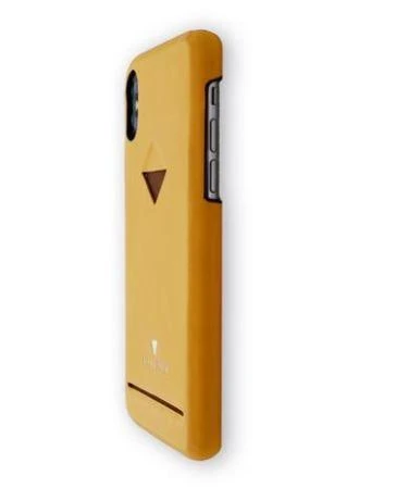 Dėklas VixFox kortelės lizdo nugarėlė Iphone XR garstyčių geltona