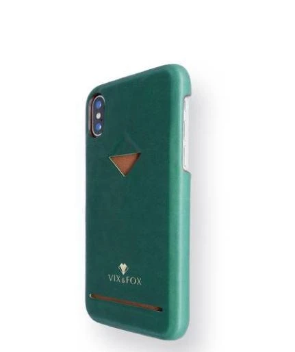 Dėklas VixFox kortelės lizdo nugarėlė, skirta iPhone XSMAX miško žaliam