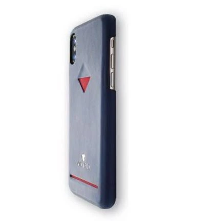 Dėklas VixFox kortelės lizdo nugarėlė, skirta iPhone XSMAX tamsiai mėlynai