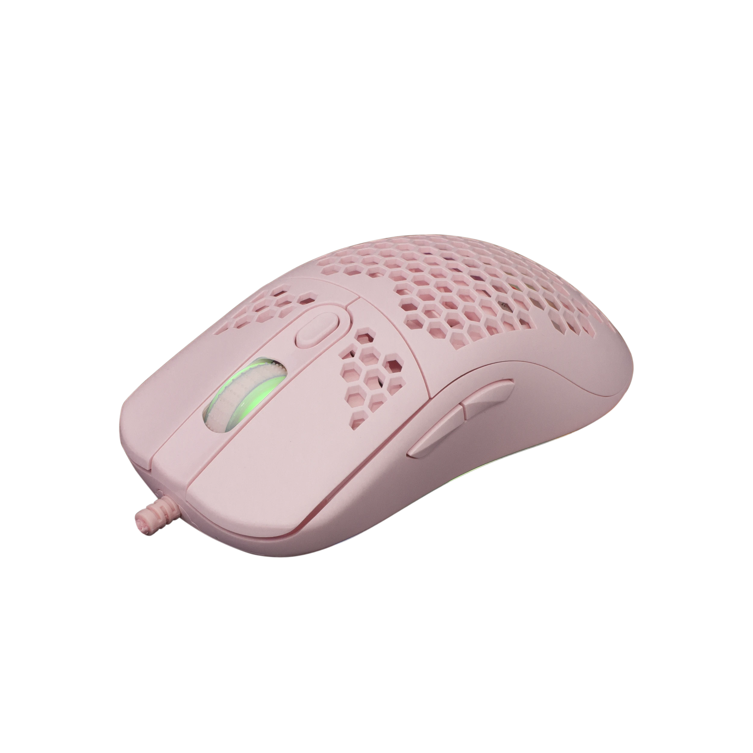Itin lengva žaidimų pelė White Shark Galahad Pink, 72g