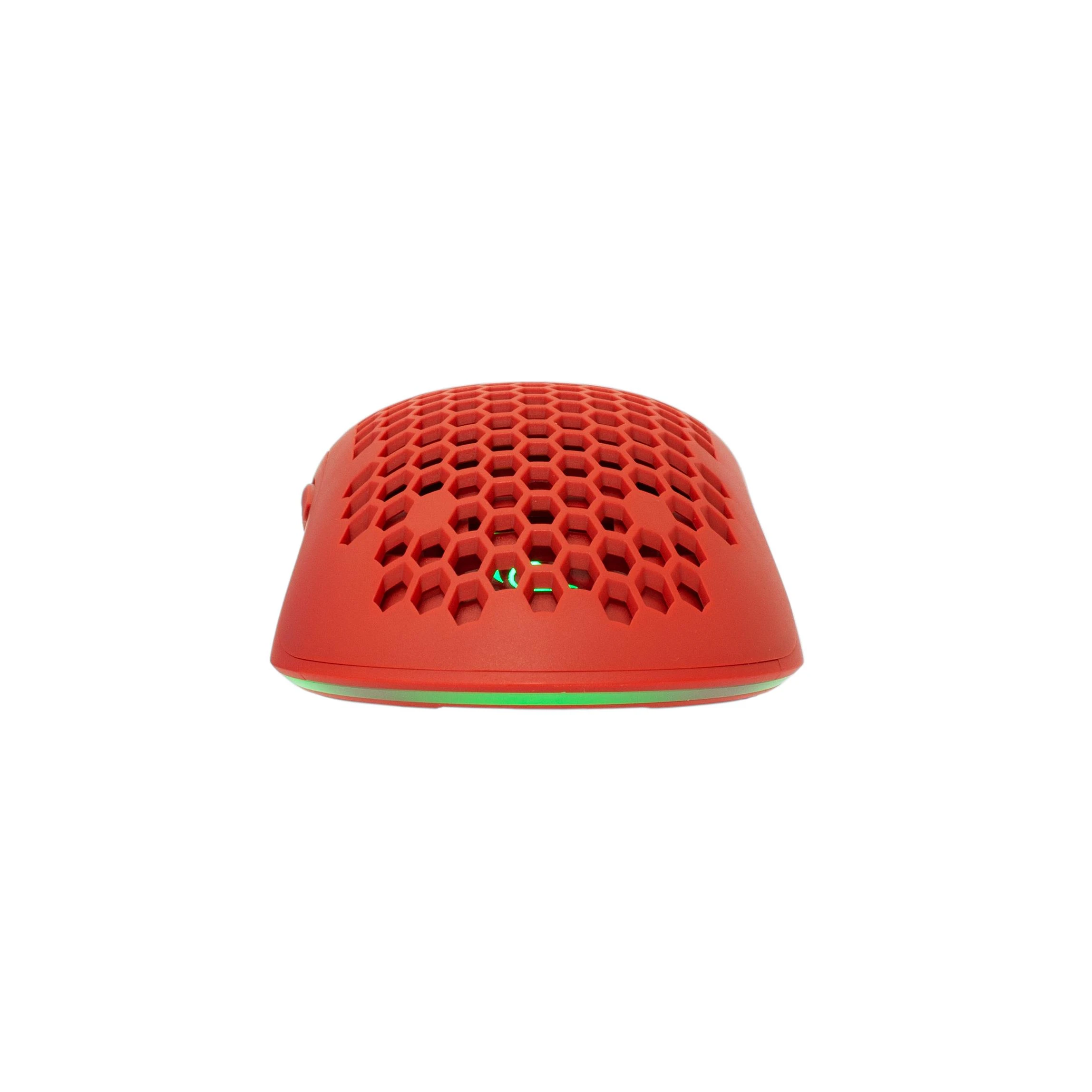 Itin lengva žaidimų pelė White Shark Galahad Red, 72g