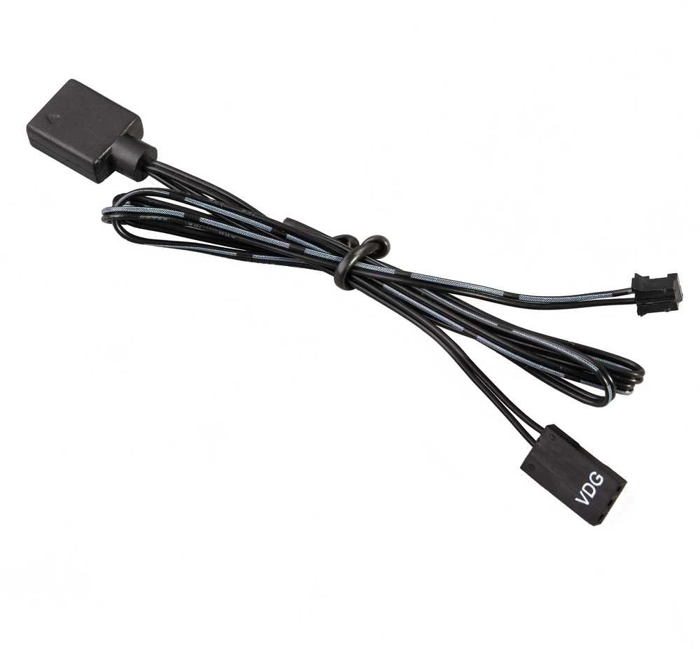 White Shark Baltas Shark Baltas Shark NEBULA-2, ARGB fan kit, Juodas (GCF-S028-004)
