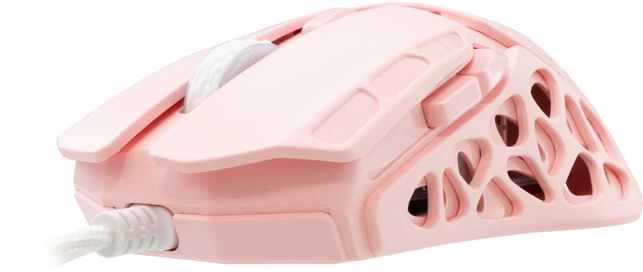 Pelė White Shark Baltas Shark Baltas Shark ECTOR-P GM-5016, Rožinė