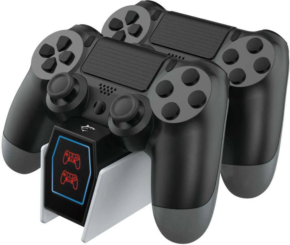 White Shark Baltas Shark Baltas Shark RINGSIDE PS4-0417 PS4 Dual Charging Dock