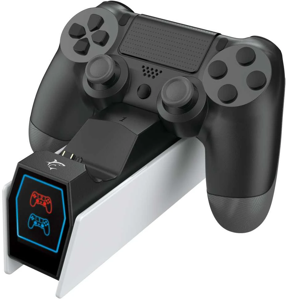 White Shark Baltas Shark Baltas Shark RINGSIDE PS4-0417 PS4 Dual Charging Dock