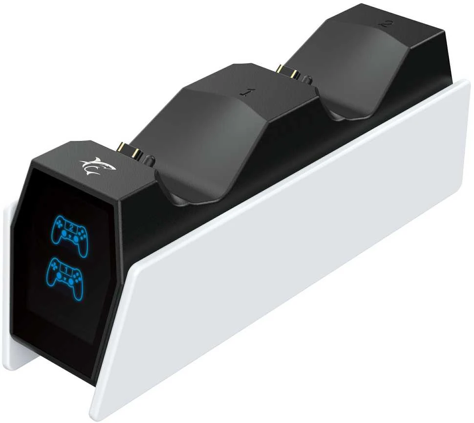 White Shark Baltas Shark Baltas Shark RINGSIDE PS4-0417 PS4 Dual Charging Dock