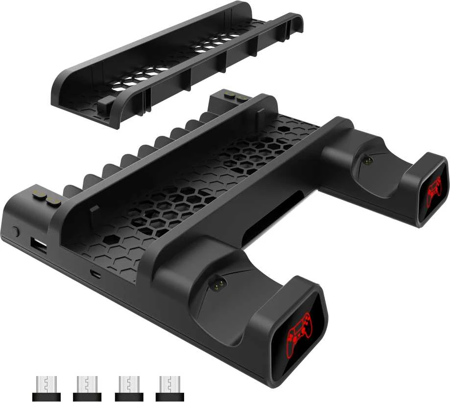 White Shark Baltas Shark Baltas Shark CUTMAN PS4-19076 PS4 Cooling Pad + 2 Charging Dock