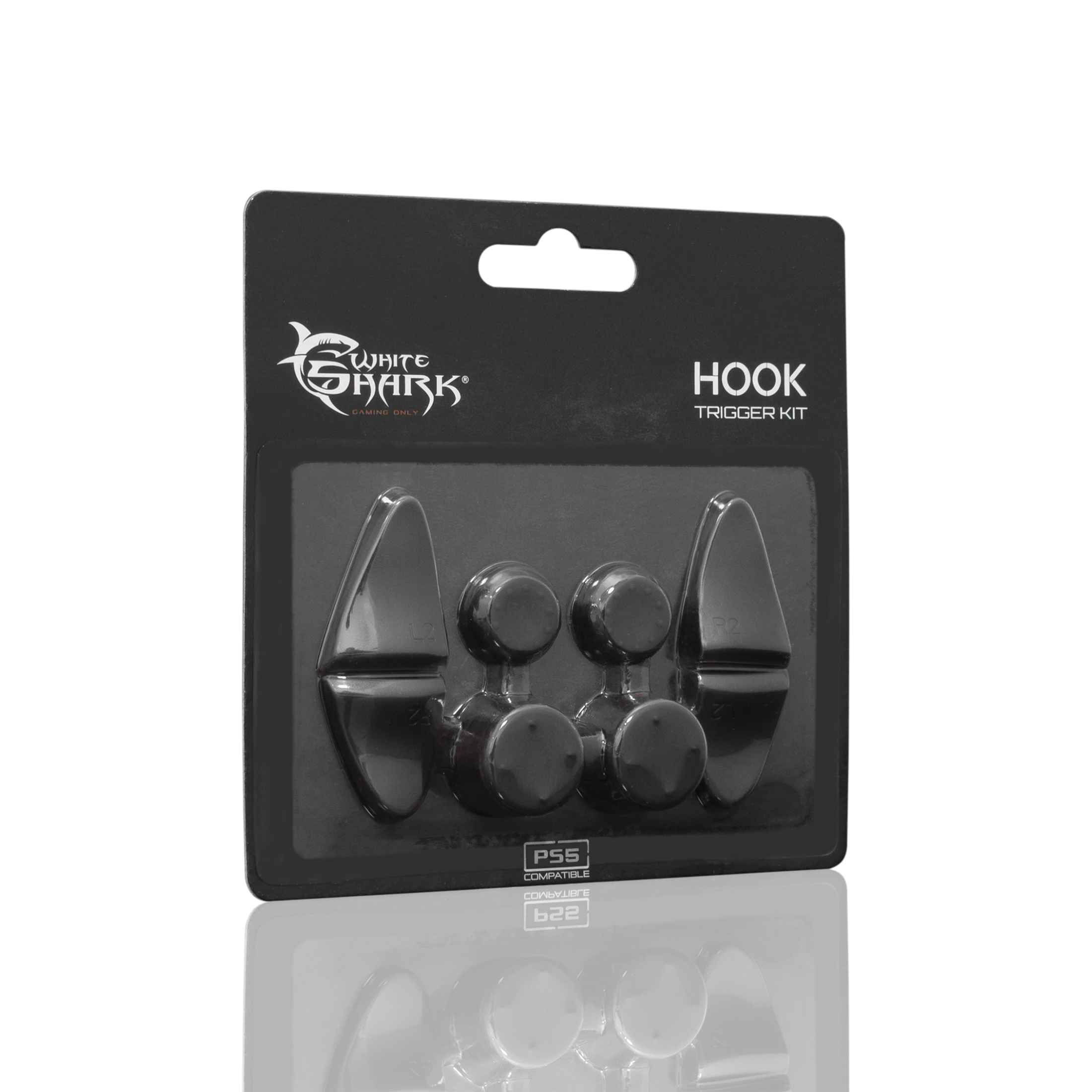 White Shark Hook, Thumb Grips for PS5 controller thumbsticks