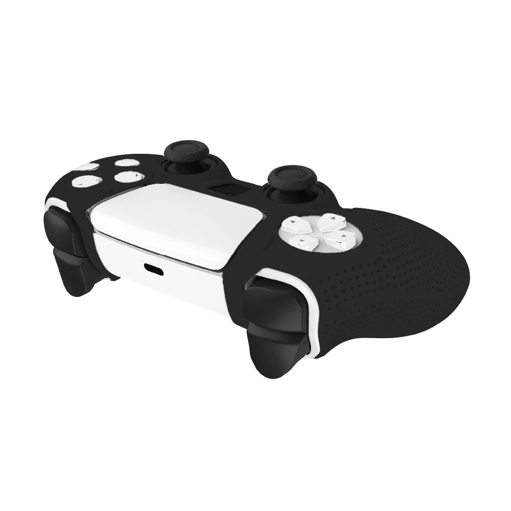 White Shark Body Lock, silikoninis dėklas PS5 valdikliui, Juodas
