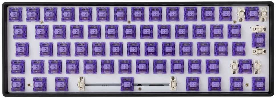 White shark Baltas Shark Baltas Shark Purplepulse Mechaninė Switches 25 pcs.