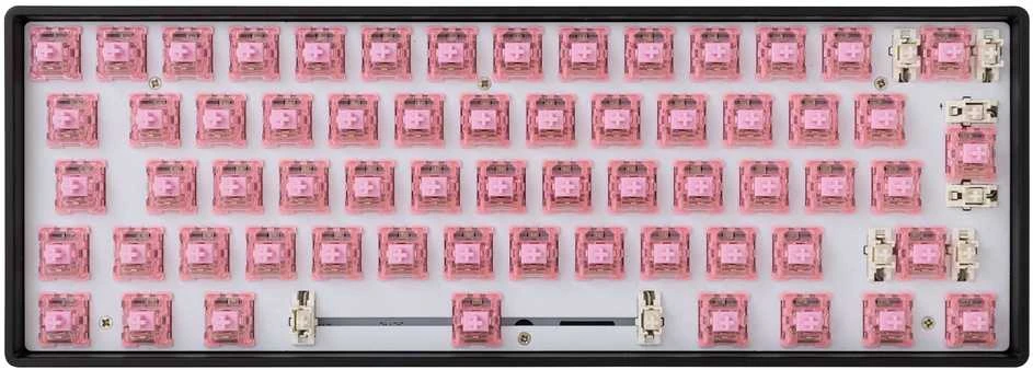 White shark Baltas Shark Baltas Shark Roserift Mechaninė Switches 65 pcs.