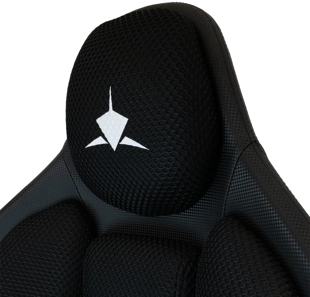 White shark Baltas Shark Baltas Shark TALISMAN-B Gaming Chair Juodas