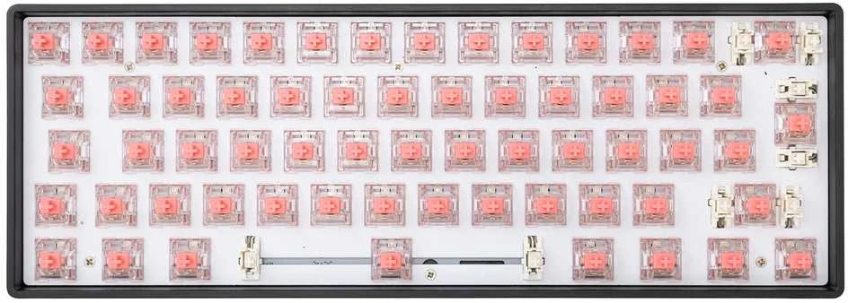 White shark Baltas Shark Baltas Shark Venom Rose Mechaninė Switches 25 pcs.
