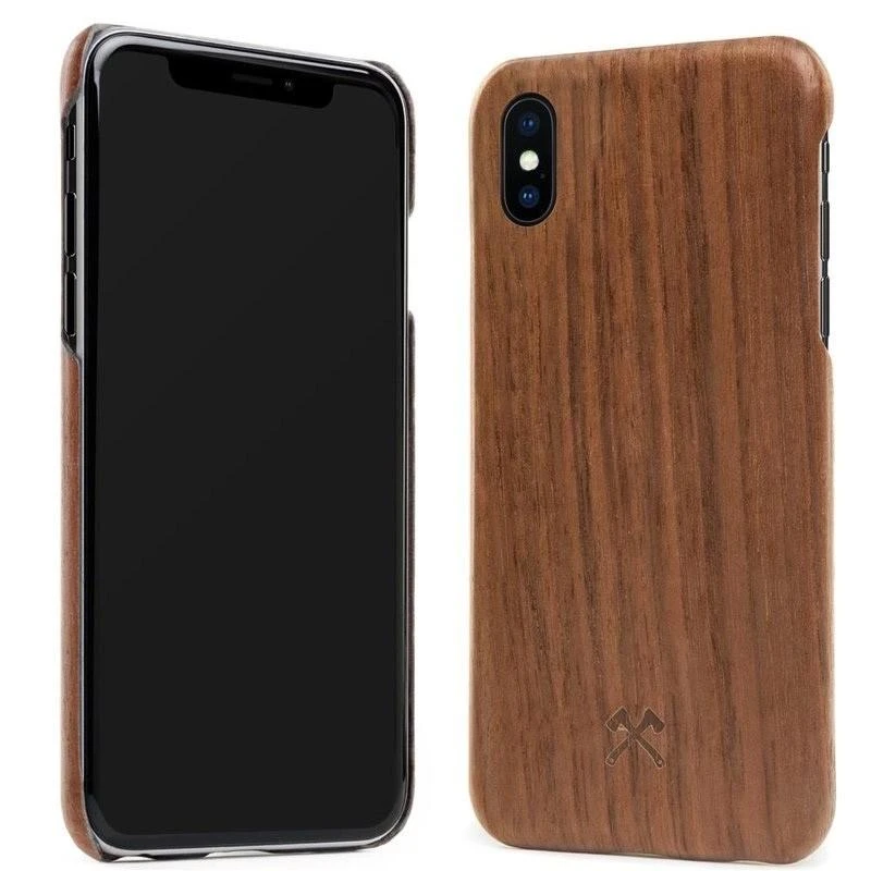 Dėklas „Woodcessories EcoCase Cevlar iPhone X“ riešuto spalvos „eco210“