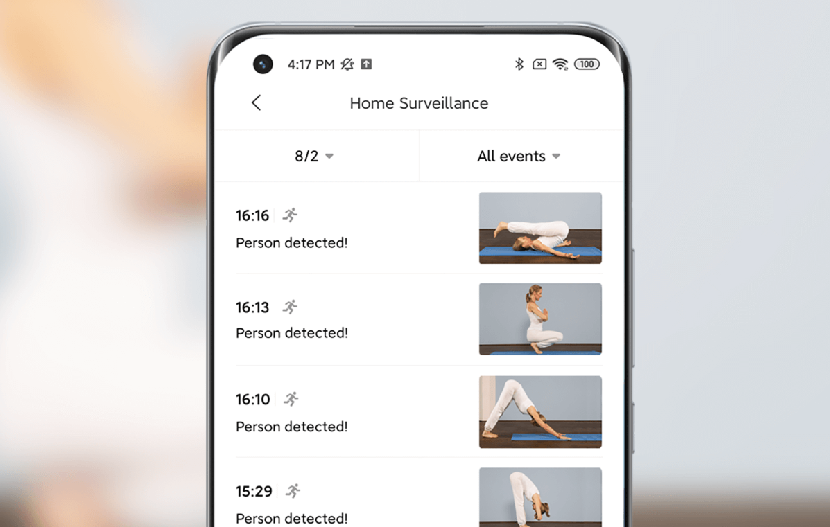 Xiaomi Mi Camera 2K su magnetiniu tvirtinimu