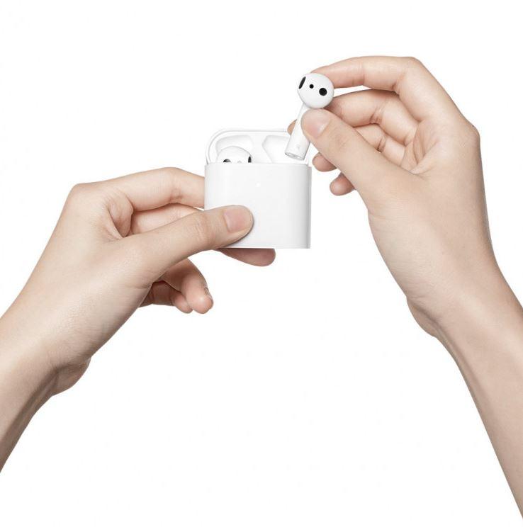 Xiaomi Mi True Wireless ausinės 2S, Belaidis Qi įkrovimas, bluetooth 5.0, Baltos