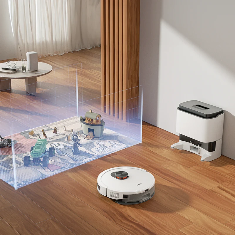 7Vac Roidmi Xiaomi ROIDMI EVE CC Vacuum and Mop Cleaner with Cleaning Base, Baltas Damaged Box (Pažeista pakuotė)